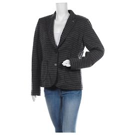 Blazer Blonde No.8 Cinza Azul Lã Algodão
