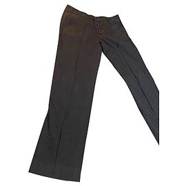 Red Valentino Capri Hose aus schwarzer Baumwolle
