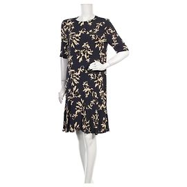 Ganni Kleid blau Viscose M