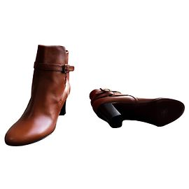 Botines de piel Michel Vivien Myosotis Cognac