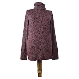 Autre Marque Blusa Polo Peruvian Connection Manga Larga Morada