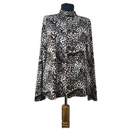 Christian Siriano Bluse mit Leopardenmuster Viscose