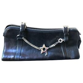Borsa Christian Dior in pelle nera