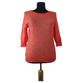 Filippa K Pullover aus Wolle und Mohair Orange