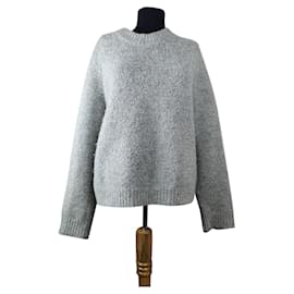 Samsoe & Samsoe Pullover grau Wolle