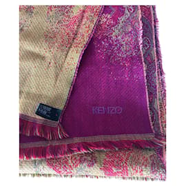 Sciarpa Kenzo arancione in lana