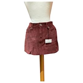 Just Cavalli Minirock aus Samt in Braun