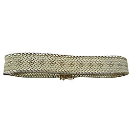 Autre Marque 18K Gelbgold Armband Polnische Maschen 19cm