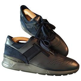 Sneakers Tod's Blu Marino Pelle