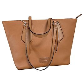 Lancel Ledertasche Shopper Cognac