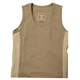 Chanel Oberteil weiß aus Polyester
