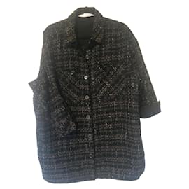 Iro Oversize Hemd Schwarz aus Viskose