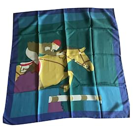 Gucci Seidenschal Dunkelgrün