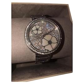 Michael Kors Silver Microcrystal Watch
