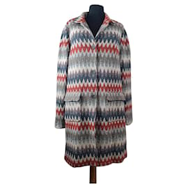 Autre Marque Abrigo LE TRICOT PERUGIA de lana y algodón Talla L