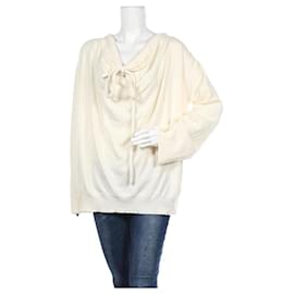 Maison Martin Margiela MM6 Oversize Sweater Ecru Wool