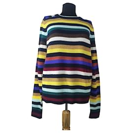 J.Crew Gestreifter Wollpullover Mehrfarbig XL