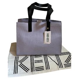Kenzo Tote Bag Lila Polyurethan