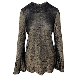 Ellery Inception – Geripptes Oberteil aus Viskose in Schwarz