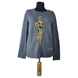 Suéter de lana Muveil Star Wars gris