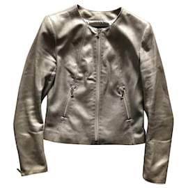 Apostrophe Lammfell Blazer Goldbeige