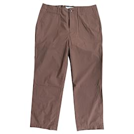 Pantalones Closed Bertha Popelina Caramelo Algodón