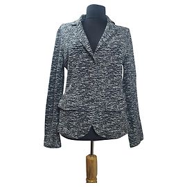 Autre Marque Ottod'Ame Blazer Grey Wool Cotton Viscose M