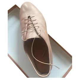 Mansur Gavriel Scarpe stringate in pelle d'agnello rosa taglia 36