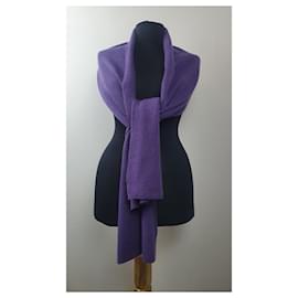 Sciarpa Cains Moore in cashmere viola - Autre Marque