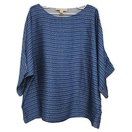 Camicia Michael Kors Blu in Poliestere Taglia L
