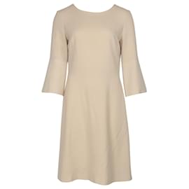 Autre Marque Vestido recto Goat Pandora en lana color crema