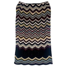 Missoni for Lindex midi skirt viscose multi color