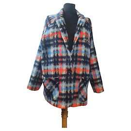 Autre Marque Blazer Ottod'Ame de lana y mohair a cuadros