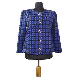 Blazer in tweed Marc by Marc Jacobs Blu Viola