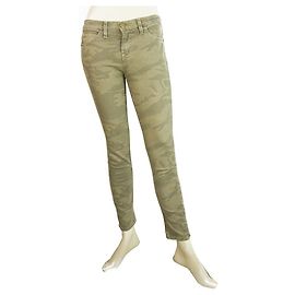 Current Elliott Estampado actual de Elliott Khaki Camo Army 1280 Pantalón “The Stiletto” Pantalón 25