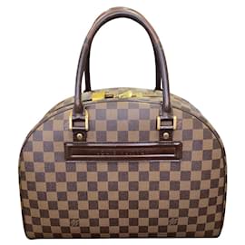 Borsa Louis Vuitton Nolita Marrone Damier Ebene