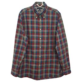 Tommy Hilfiger Cotton Tartan Long Sleeve Shirt M