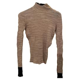 Maglione Chanel in lana beige