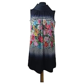 Escada Seidenkleid mit Blumenmuster