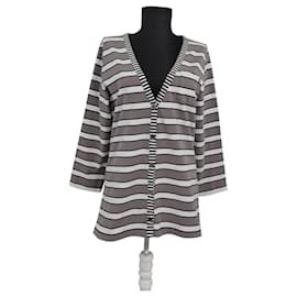 Bogner Baumwoll-Cardigan Grau XL