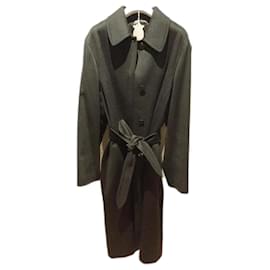 Abrigo Max Mara de cachemira negro