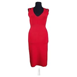 Wolford Kleid Rot Baumwolle Elastan Größe S