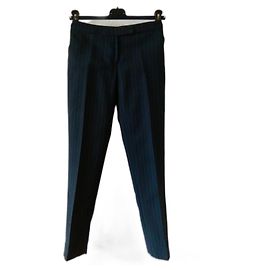 Gucci White Wool and Mohair Cigarette Pants
