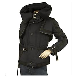 Dsquared2 D2 azul 2 Conjunto de peças tamanho colete e jaqueta bolero com capuz 42