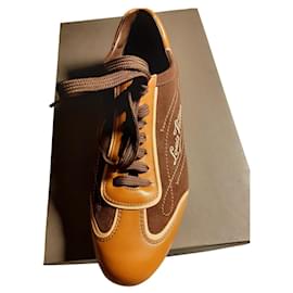 Scarpe Louis Vuitton Sprint in pelle marrone scuro