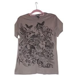Just Cavalli Baumwoll-Top Khaki Größe S