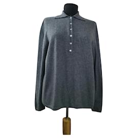 Donna Lane Polopullover aus Kaschmir in Grau - Autre Marque