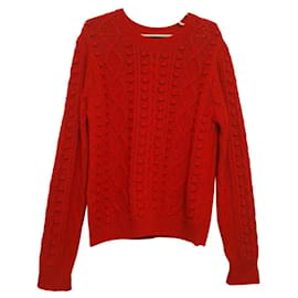 Cynthia Rowley Wollpullover in Rot