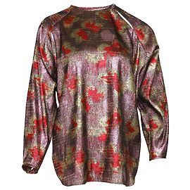 Isabel Marant Top Wilny en Lurex Multicolor y Seda