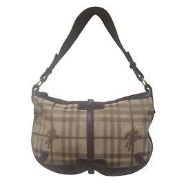 Burberry borsa hobo tartan check